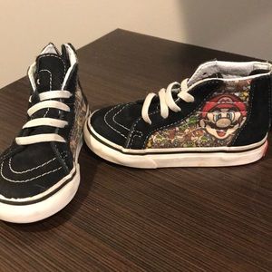 Vans Mario Hi Zip toddler size 7